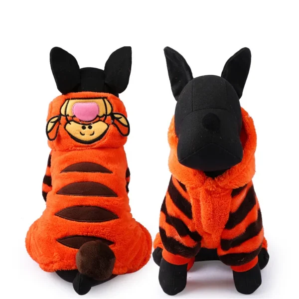 Hot Sale Pet Dog Clothes Little Tiger Dog Winter Coats Warm Dog Hoodies for Chihuahua Small and Large Dog Clothes Costumes