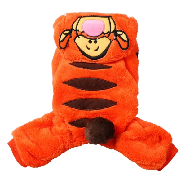 Hot Sale Pet Dog Clothes Little Tiger Dog Winter Coats Warm Dog Hoodies for Chihuahua Small and Large Dog Clothes Costumes - Görsel 5