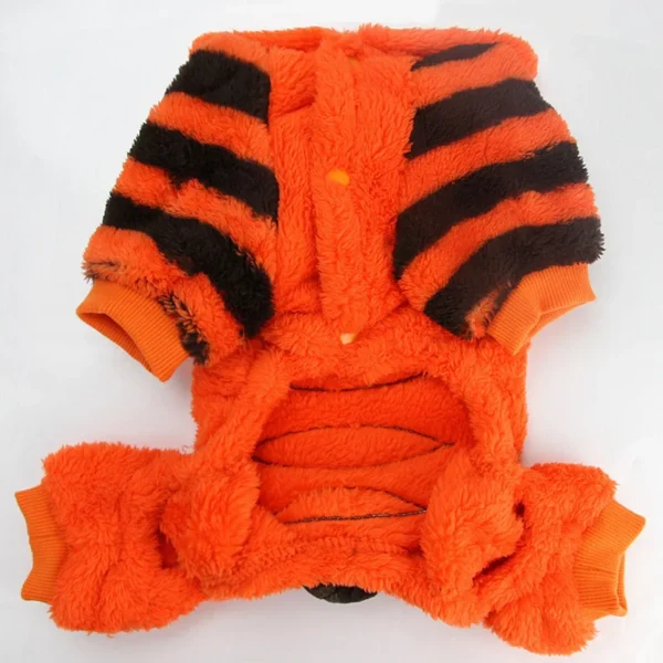 Hot Sale Pet Dog Clothes Little Tiger Dog Winter Coats Warm Dog Hoodies for Chihuahua Small and Large Dog Clothes Costumes - Görsel 2