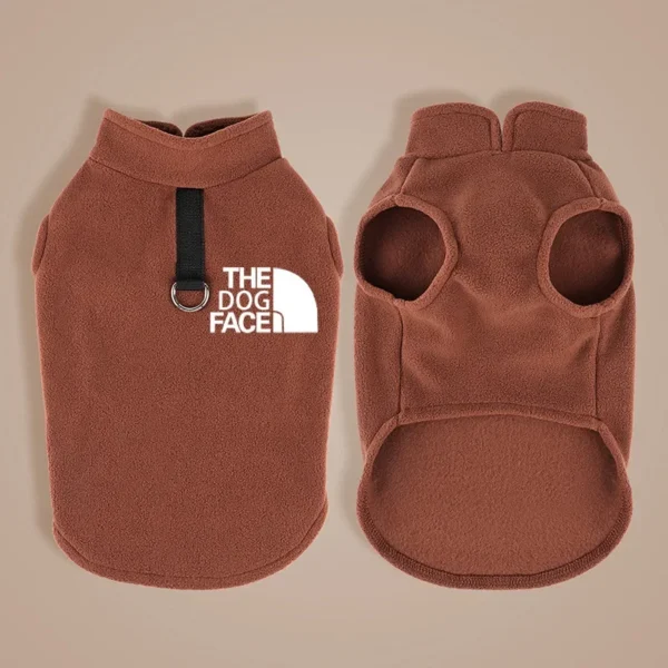 Pet Dog Clothes,Polar Fleece Warm Dog Vest,Fashion Comfortable and Breathable Dog Cothes,The Dog Face - Görsel 4