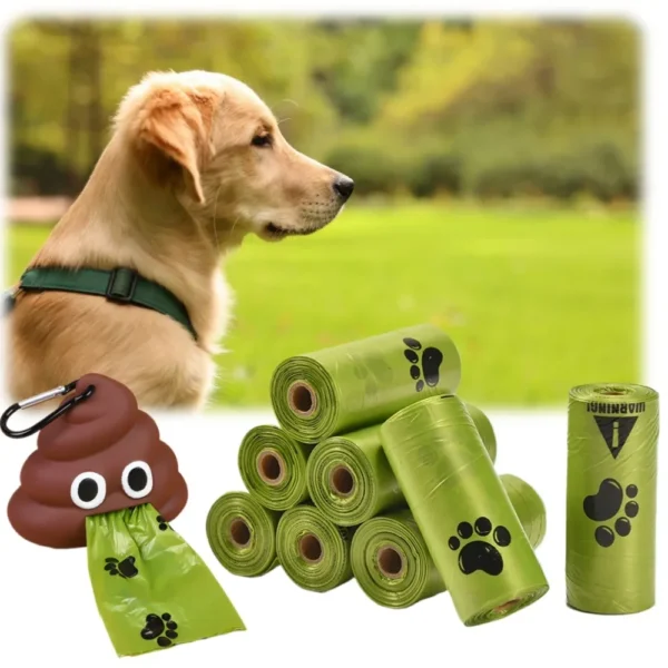 Pet Fecal Bag Dispenser Cat Dog Outdoor Garbage Pocket Hanging Buckle Portable Dung Bags Storage Box Pets Cleaning Products - Görsel 2