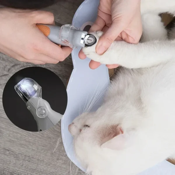 Professional Pet Nail Clipper Scissors With LED Light Cat Dog Nail Clippers Tool Scissors Nail Toeclaw Cutter Scissors Pet Suppl - Görsel 5