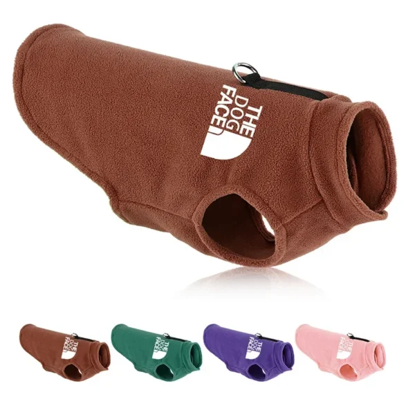 Pet Dog Clothes,Polar Fleece Warm Dog Vest,Fashion Comfortable and Breathable Dog Cothes,The Dog Face - Görsel 5