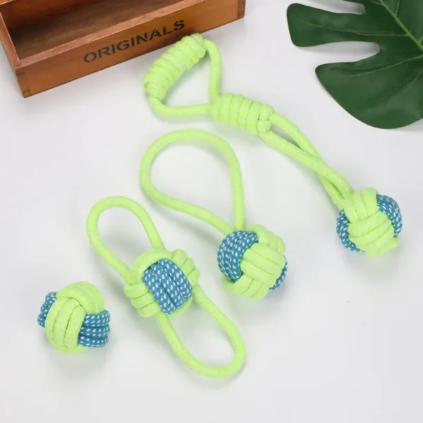 Pet Dog Toys for Large Small Dogs Toy Interactive Cotton Rope Mini Dog Toys Ball for Dogs Accessories Toothbrush Chew Puppy Toy - Görsel 5