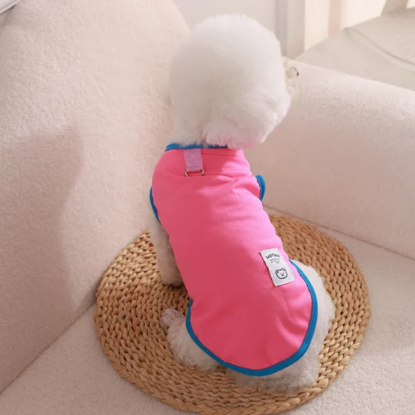 Puppy Summer Breathable Dog Vest Pet Clothes For Small Medium Dogs Cat Vest T-shirt Teddy Thin Shirts Outdoor Pet Dog Clothing - Görsel 5
